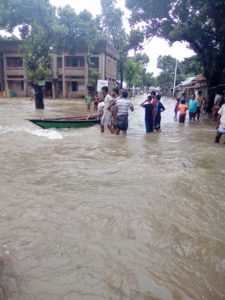 দিনাজপুরের বন্যা পরিস্থিতি